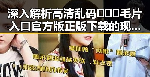 深入解析高清乱码🔞❌♋毛片入口官方版正版下载的现状与未来