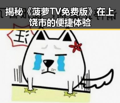 揭秘《菠萝TV免费版》在上饶市的便捷体验