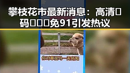 攀枝花市最新消息：高清🈚码🔞❌♋免91引发热议