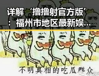 详解‘撸撸射官方版’：福州市地区最新娱乐体验指南