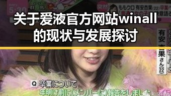 关于爱液官方网站winall的现状与发展探讨