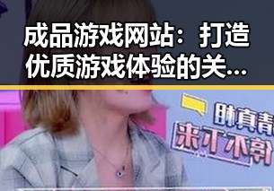 成品游戏网站:打造优质游戏体验的关键平台