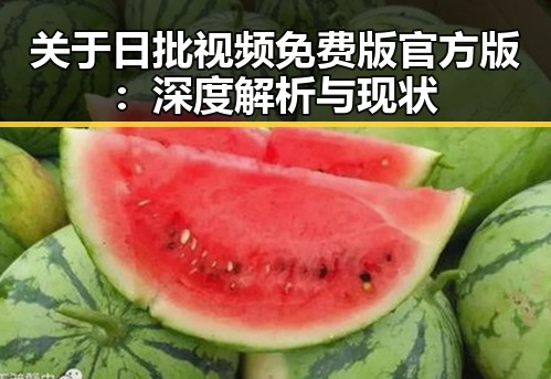 关于日批视频免费版官方版:深度解析与现状