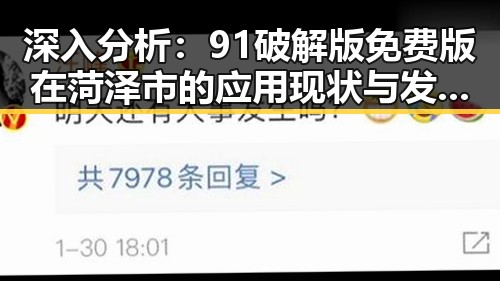 深入分析：91破解版免费版在菏泽市的应用现状与发展前景