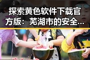 探索黄色软件下载官方版:芜湖市的安全体验之旅