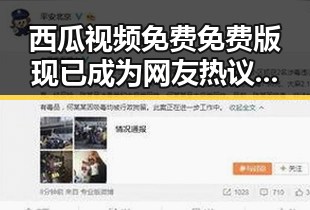 西瓜视频免费免费版现已成为网友热议的最新资源平台