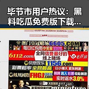毕节市用户热议:黑料吃瓜免费版下载引发关注