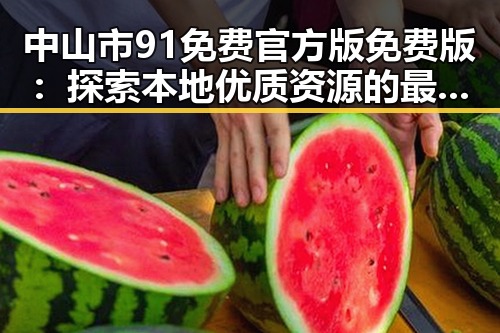 中山市91免费官方版免费版:探索本地优质资源的最新选择