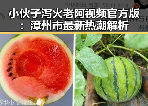 小伙子泻火老阿视频官方版:漳州市最新热潮解析