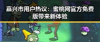 嘉兴市用户热议：蜜桃网官方免费版带来新体验