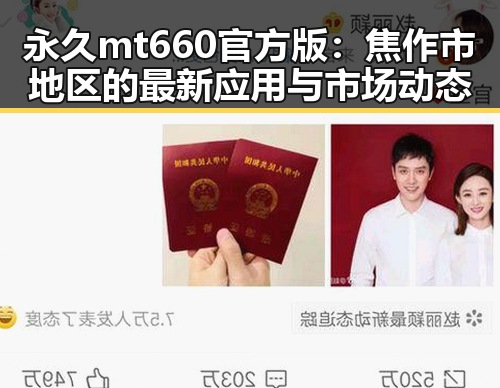 永久mt660官方版：焦作市地区的最新应用与市场动态