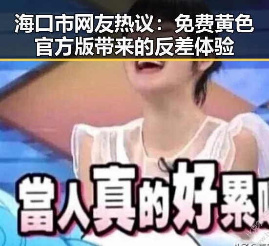 海口市网友热议:免费黄色官方版带来的反差体验