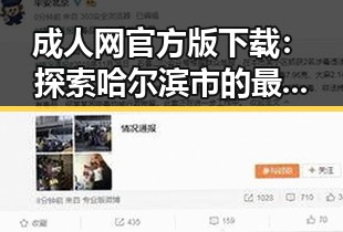 成人网官方版下载：探索哈尔滨市的最新动态与资源
